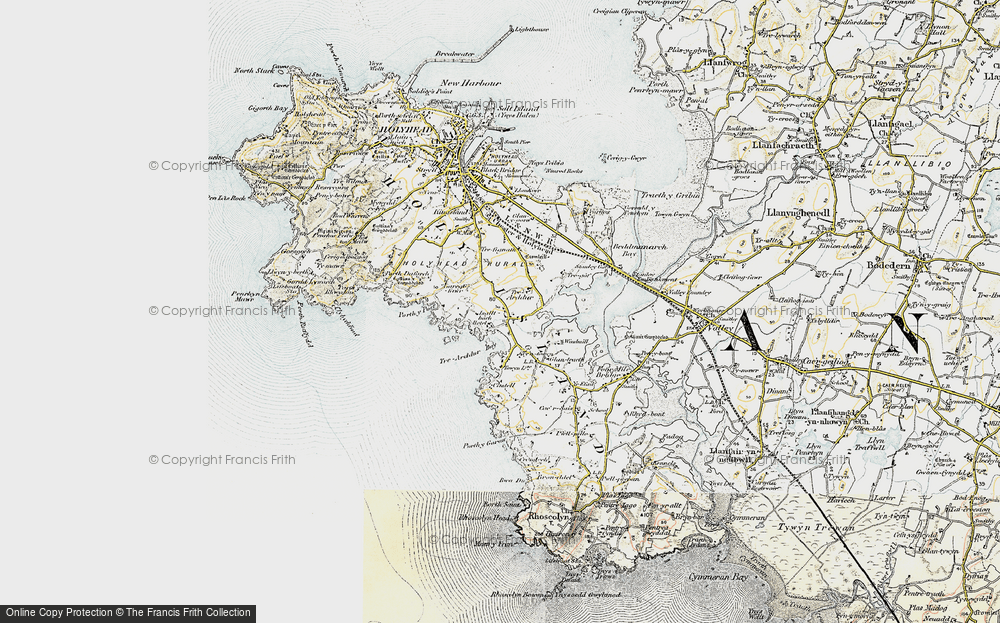 Old Map of Isallt Bach, 1903-1910 in 1903-1910