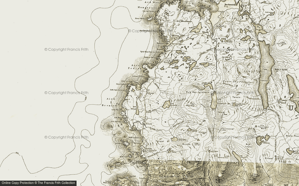 Old Map of Islibhig, 1911 in 1911