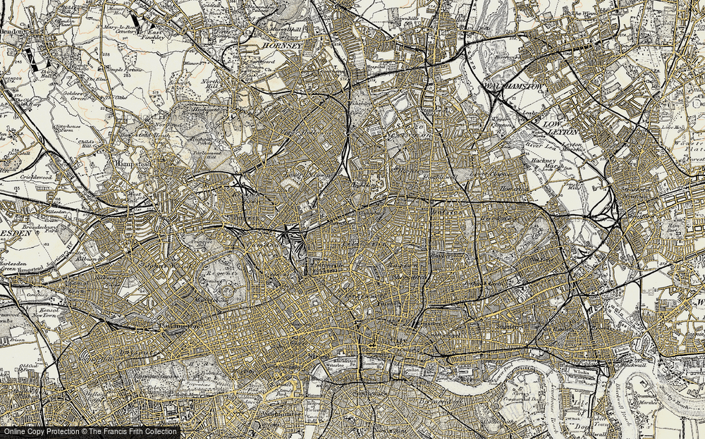 Old Map of Islington, 1897-1902 in 1897-1902