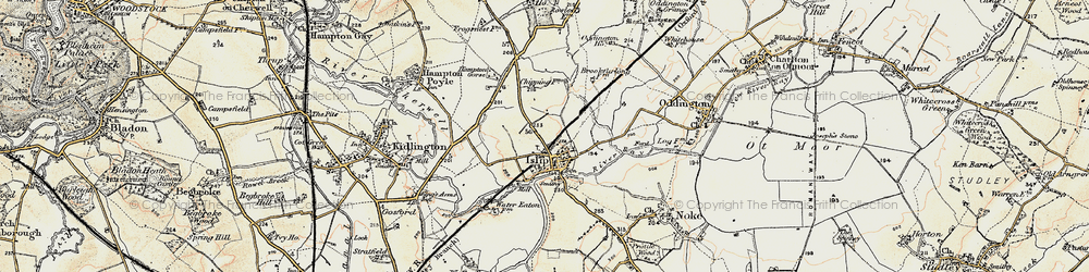 Old map of Islip in 1898-1899