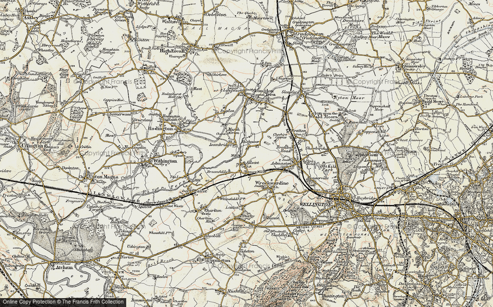 Old Map of Isombridge, 1902 in 1902