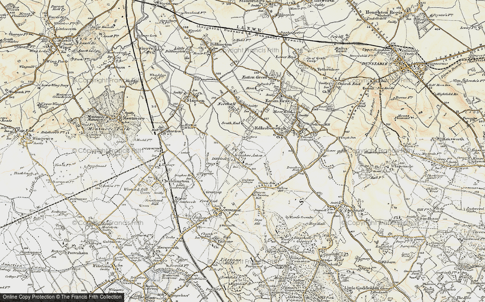 Old Map of Ivinghoe Aston, 1898-1899 in 1898-1899