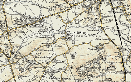 Old map of Ivington in 1900-1903