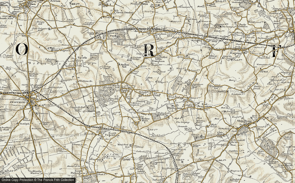 Old Map of Ivy Todd, 1901-1902 in 1901-1902