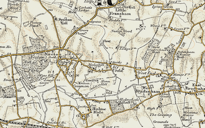 Old map of Ivy Todd in 1901-1902