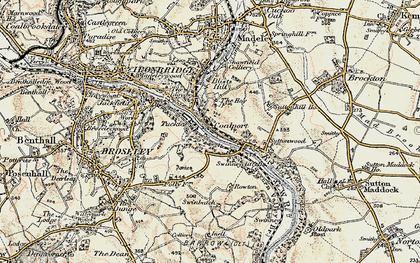 Old map of Jackfield in 1902
