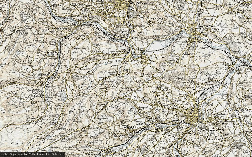 Old Map of Jagger Green, 1903 in 1903