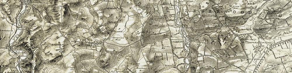 Old map of Jeaniefield in 1901-1904