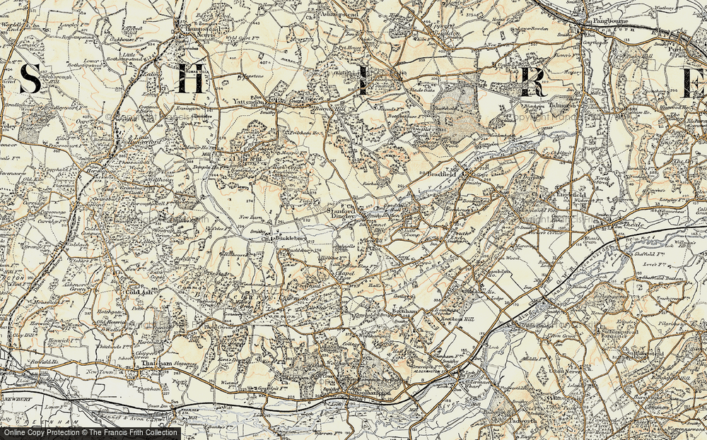 Old Map of Jennetts Hill, 1897-1900 in 1897-1900