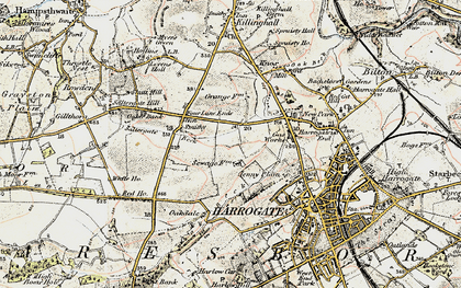 Old map of Jennyfield in 1903-1904