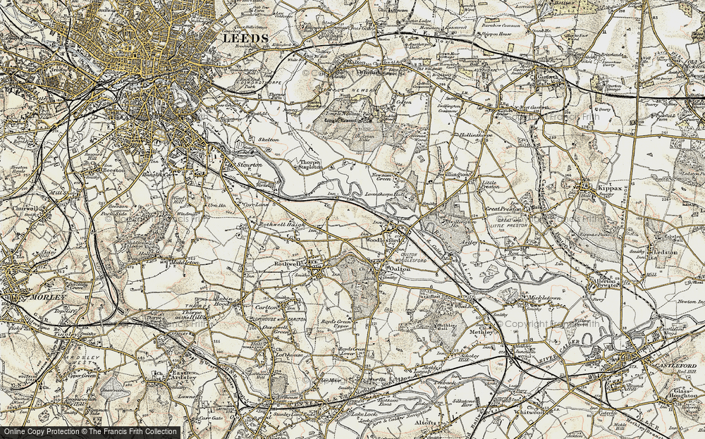 Old Map of John O'Gaunts, 1903 in 1903