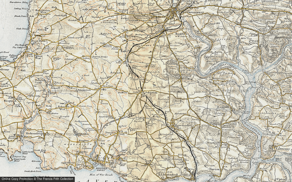 Old Map of Johnston, 1901-1912 in 1901-1912