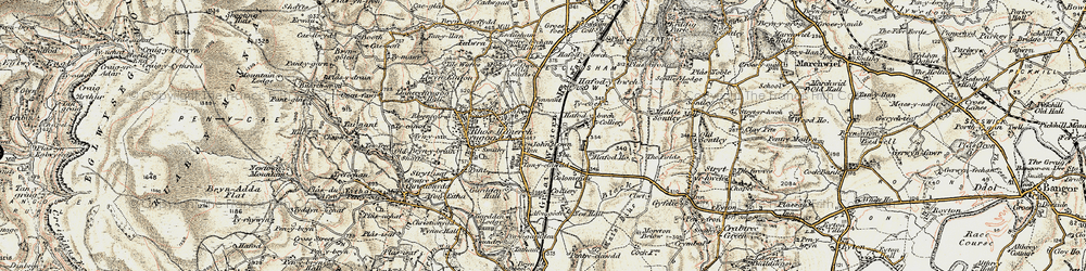 Old map of Johnstown in 1902