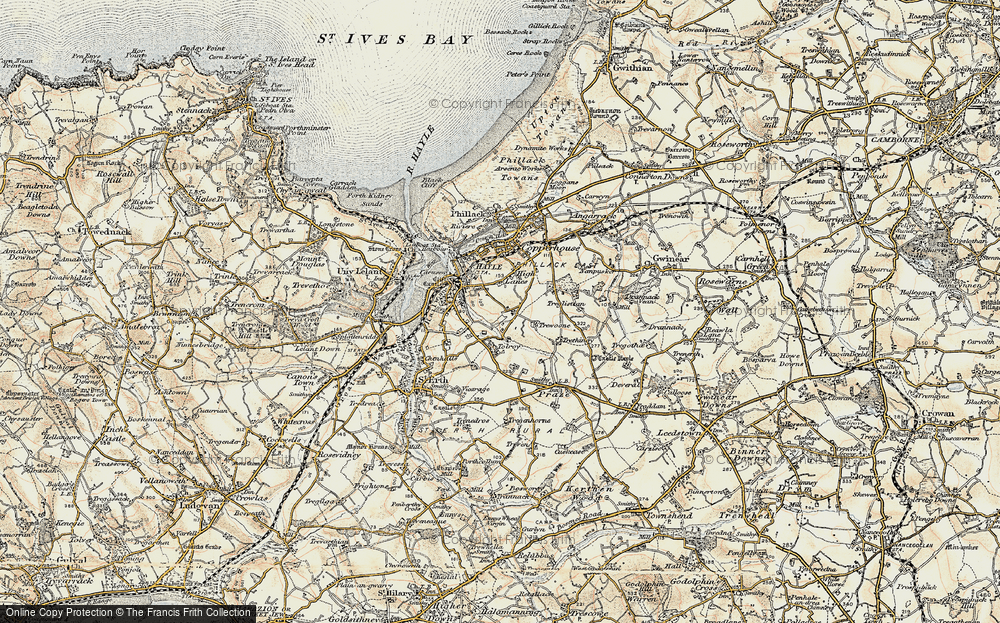 Old Map of Joppa, 1900 in 1900