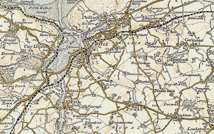 Old map of Joppa in 1900