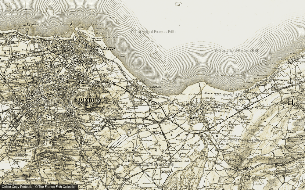Old Map of Joppa, 1903-1904 in 1903-1904
