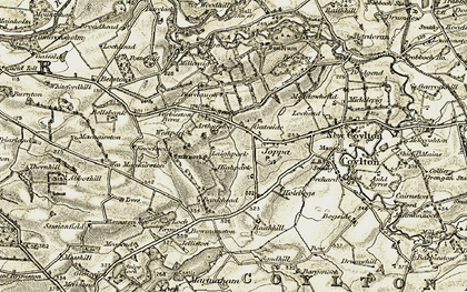 Old map of Joppa in 1904-1906