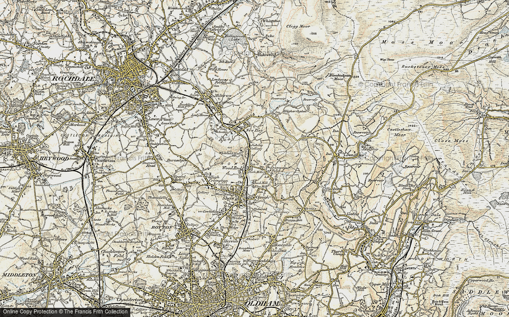 Old Map of Jubilee, 1903 in 1903