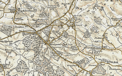 Old map of Jugbank in 1902