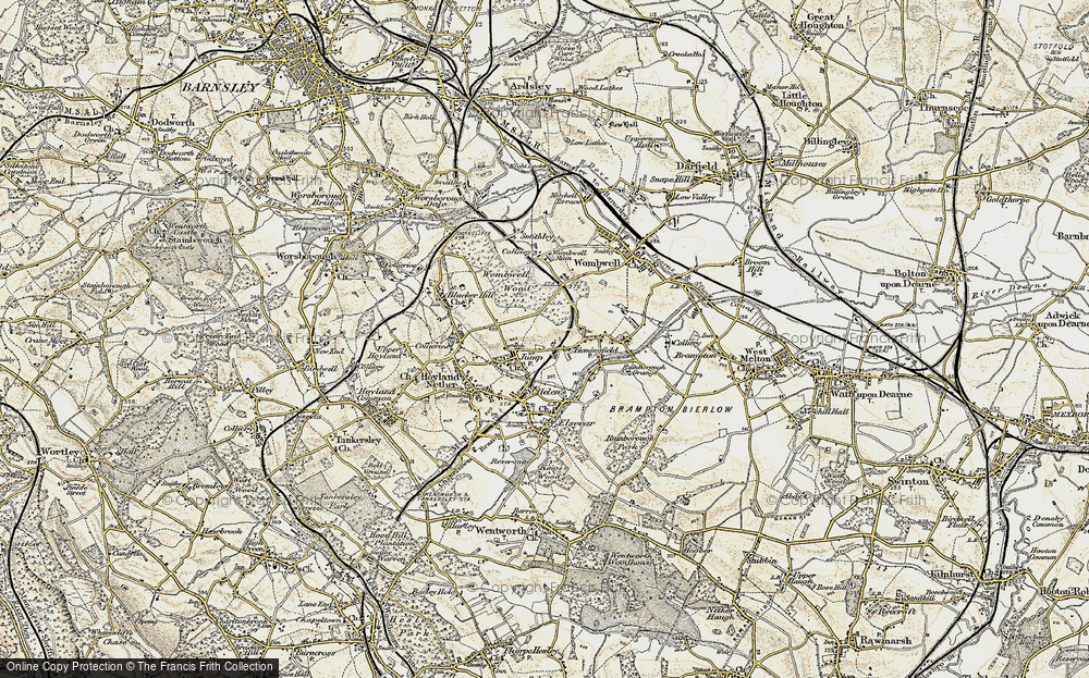 Old Map of Jump, 1903 in 1903