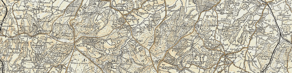 Old map of Jumper's Town in 1898