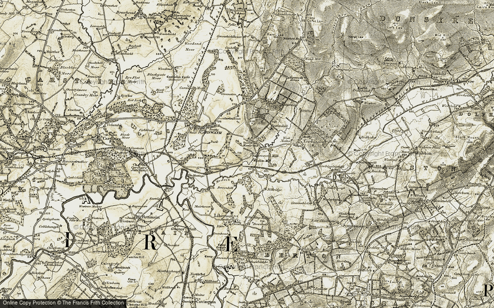 Old Map of Kaimend, 1904-1905 in 1904-1905