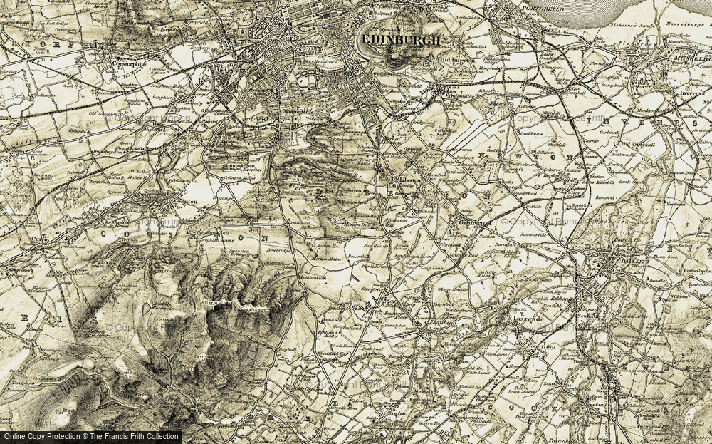 Old Map of Kaimes, 1903-1904 in 1903-1904