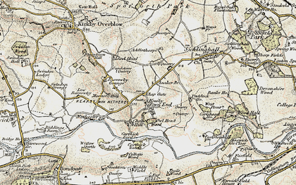 Old map of Addlethorpe Grange in 1903-1904