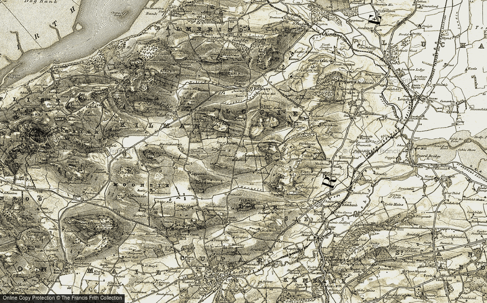 Old Map of Kedlock, 1906-1908 in 1906-1908