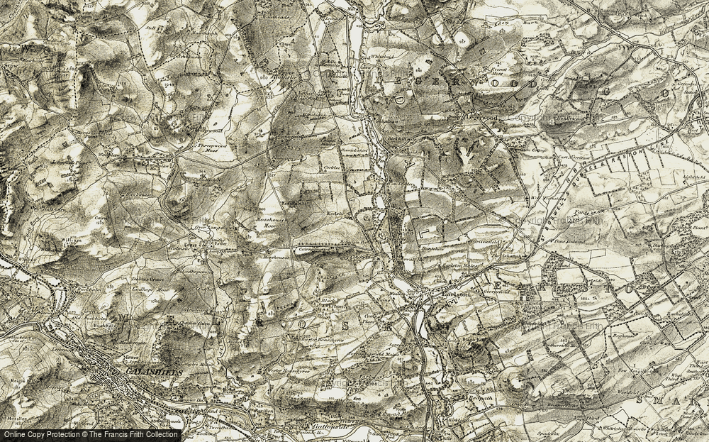 Old Map of Kedslie, 1901-1904 in 1901-1904
