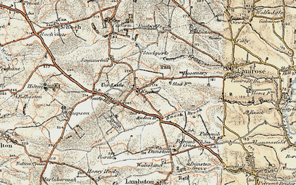 Old map of Keeston in 1901-1912