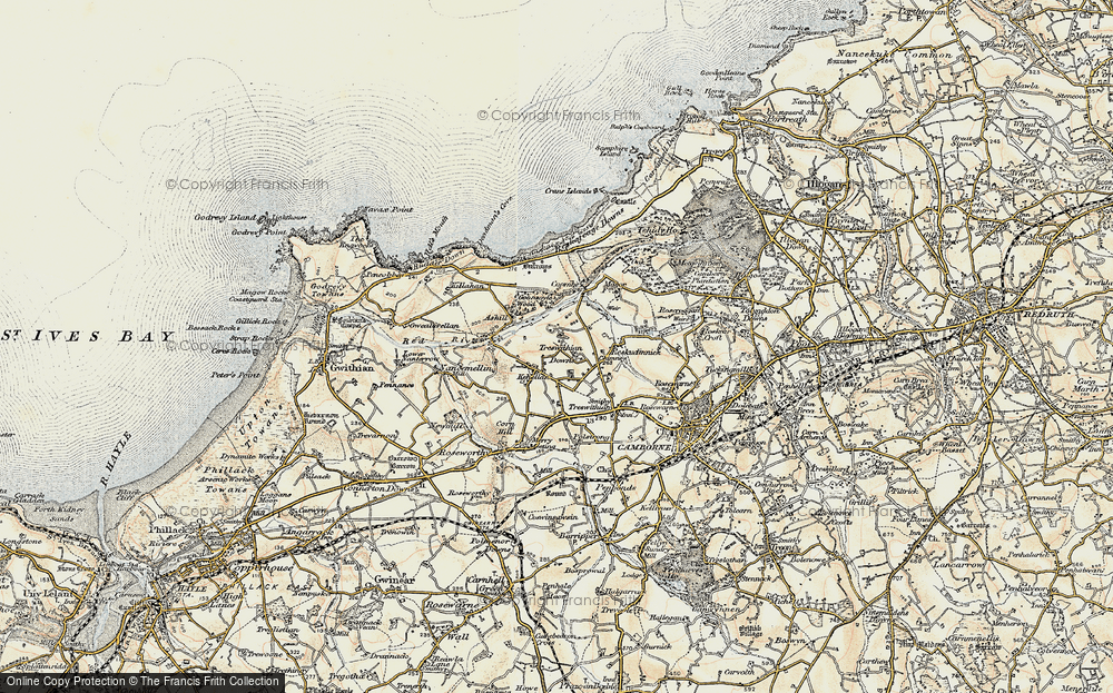 Old Map of Kehelland, 1900 in 1900