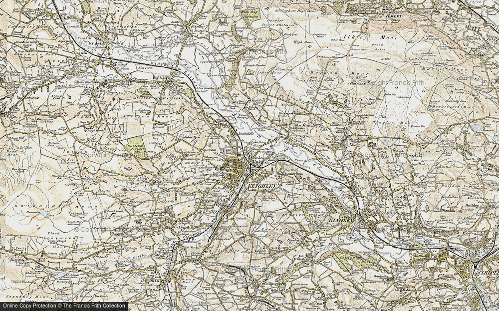 Old Map of Keighley, 1903-1904 in 1903-1904