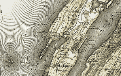 Old map of Keillbeg in 1905-1907