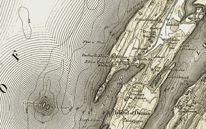 Old map of Keillmore in 1905-1907