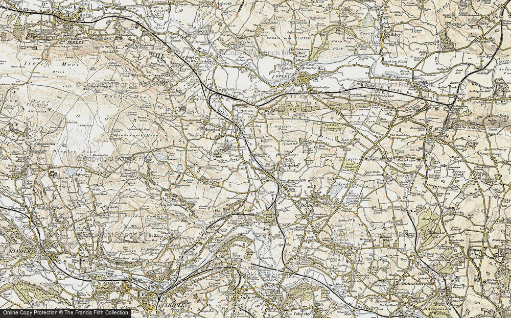Old Map of Kelcliffe, 1903-1904 in 1903-1904