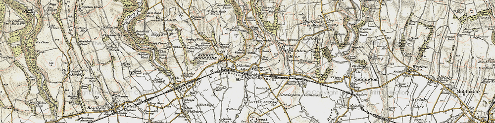 Old map of Keldholme in 1903-1904