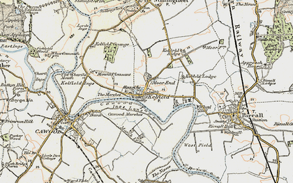 Old map of Kelfield in 1903