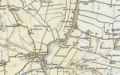 Old map of Kelfield in 1903