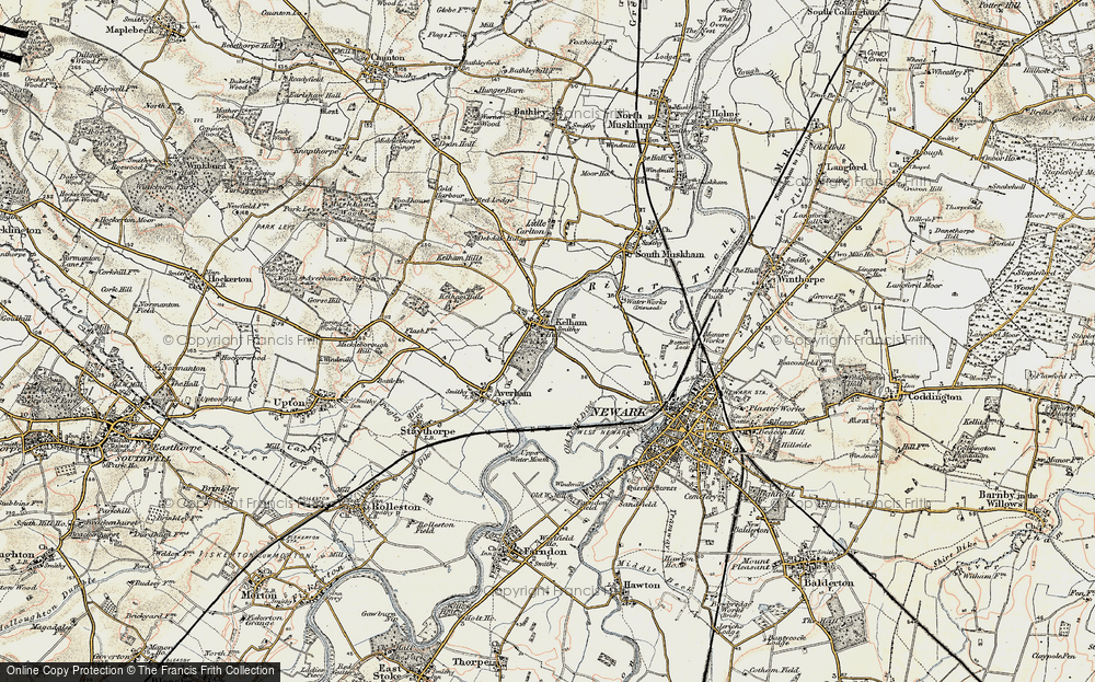Old Map of Kelham, 1902-1903 in 1902-1903