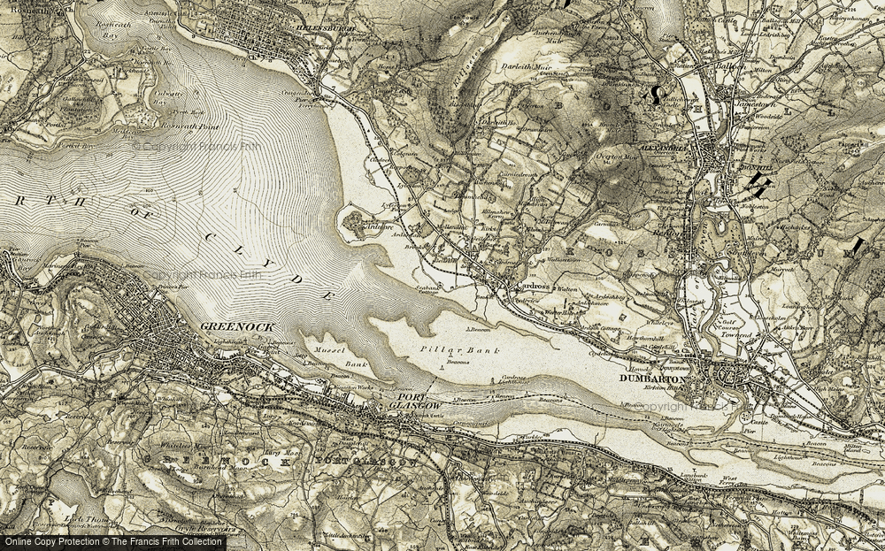 Old Map of Kelhurn, 1905-1907 in 1905-1907