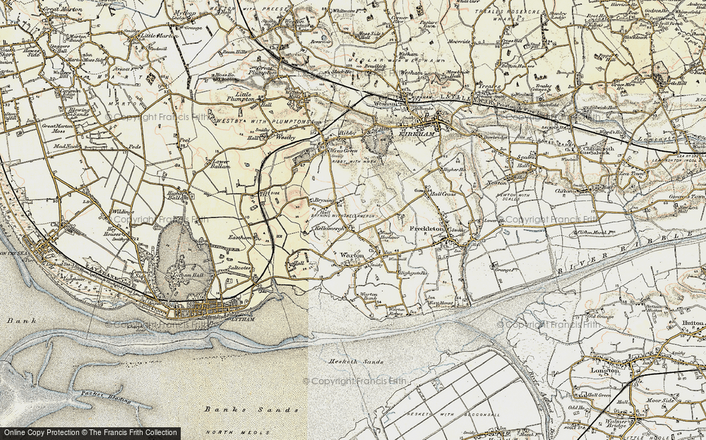 Old Map of Kellamergh, 1903 in 1903