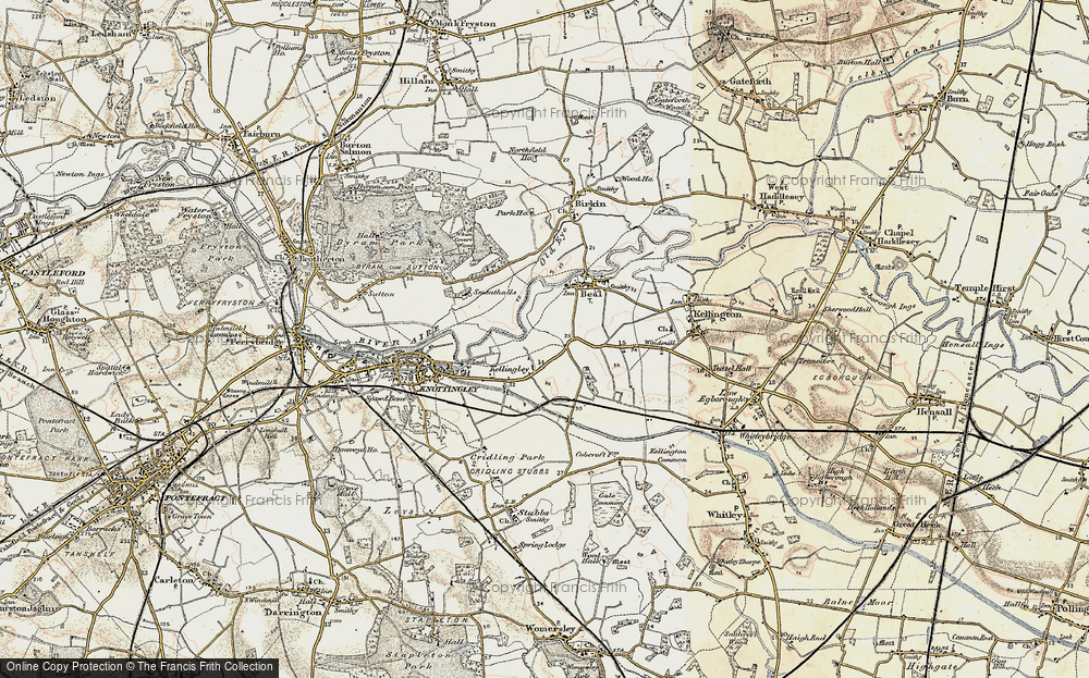 Old Map of Kellingley, 1903 in 1903