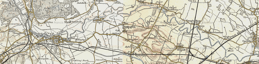 Old map of Kellington in 1903