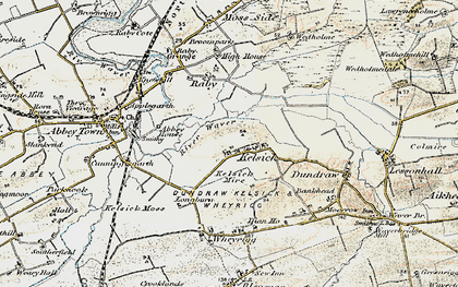 Old map of Kelsick in 1901-1904