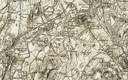 Old map of Bellrigg in 1904-1905