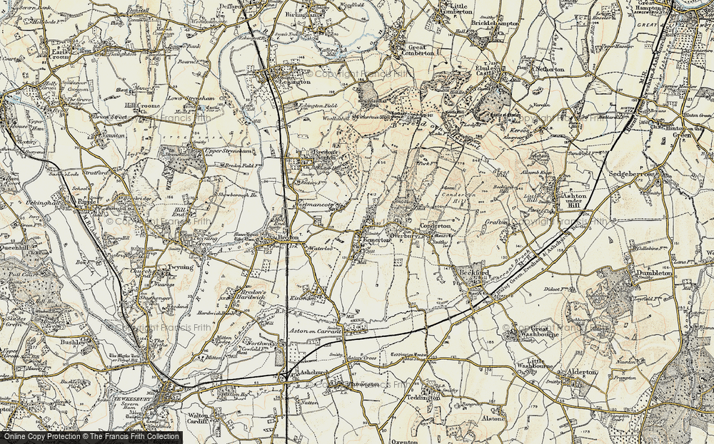 Old Map of Kemerton, 1899-1901 in 1899-1901