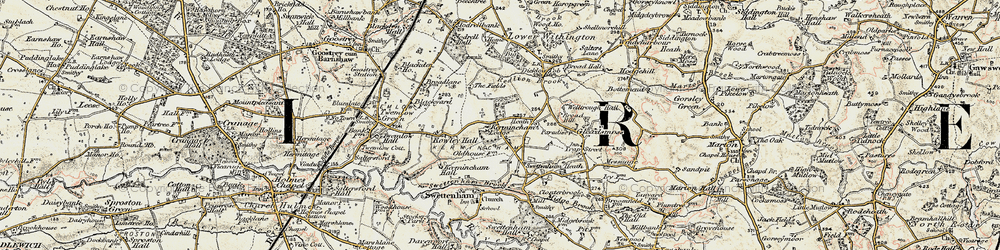 Old map of Kemincham in 1902-1903