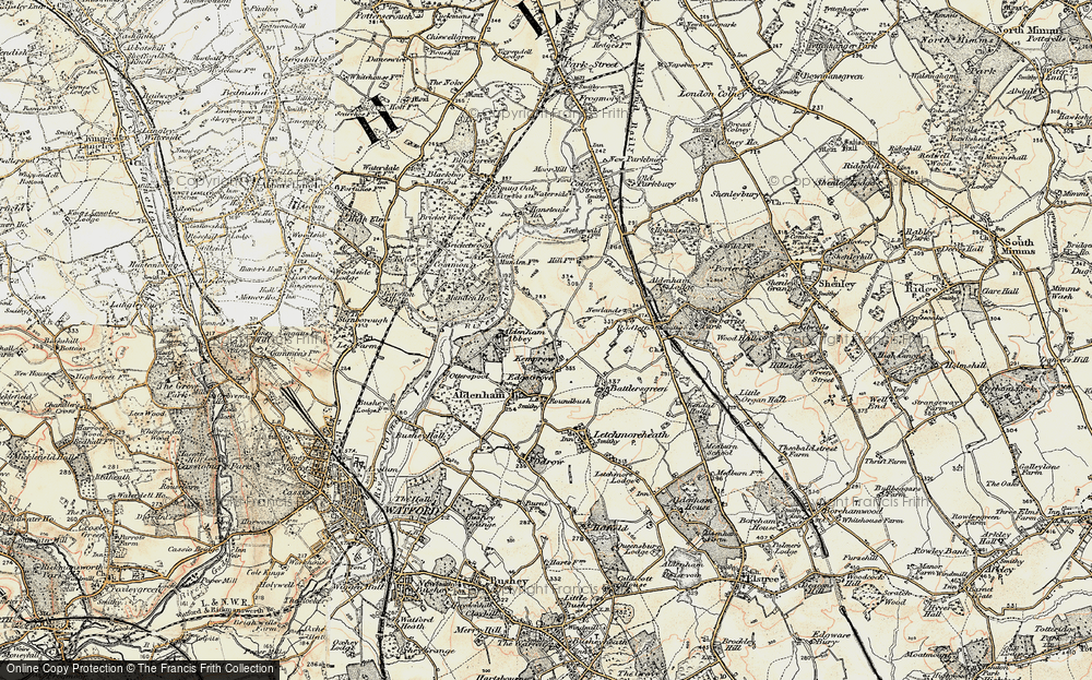 Old Map of Kemprow, 1897-1898 in 1897-1898