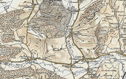 Old map of Kempton in 1901-1903